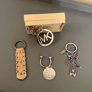 4 Designer Key Chains